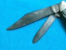 VINTAGE KABAR KA-BAR USA PEANUT TRAPPER FOLDING POCKET KNIFE KNIVES OLD
