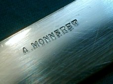 VINTAGE A MONNERET INOX SCOUT CAMP CORKSCREW UTILITY SURVIVAL FOLDING POCKET KNIFE KNIVES OLD