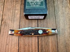 Queen Texas Jack Amber Carved Stag Bone ACSB 
