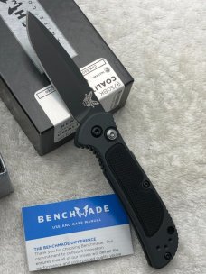 Benchmade 9750BK Coalition Push Button Automatic Knife NIB Made In USA Discontinued