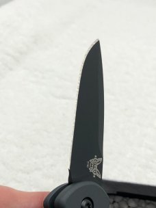 Benchmade 9750BK Coalition Push Button Automatic Knife NIB Made In USA Discontinued