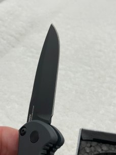 Benchmade 9750BK Coalition Push Button Automatic Knife NIB Made In USA Discontinued