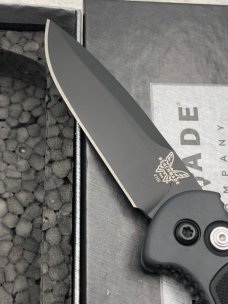 Benchmade 9750BK Coalition Push Button Automatic Knife NIB Made In USA Discontinued