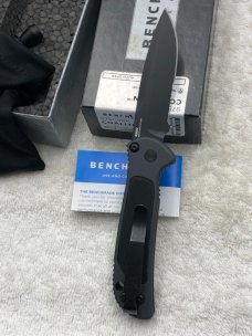 Benchmade 9750SBK Coalition Push Button Automatic Knife NIB Made In USA Discontinued
