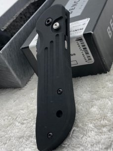 Benchmade 9501BK Mini Auto Stryker Push Button Automatic Knife NIB Made In USA Discontinued