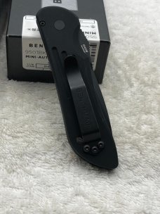 Benchmade 9501BK Mini Auto Stryker Push Button Automatic Knife NIB Made In USA Discontinued