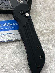 Benchmade 9501BK Mini Auto Stryker Push Button Automatic Knife NIB Made In USA Discontinued
