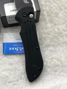 Benchmade 9101BK Auto Stryker Push Button Automatic Knife NIB Made In USA Discontinued