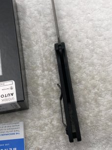 Benchmade 9101BK Auto Stryker Push Button Automatic Knife NIB Made In USA Discontinued