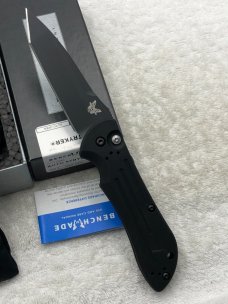 Benchmade 9101BK Auto Stryker Push Button Automatic Knife NIB Made In USA Discontinued