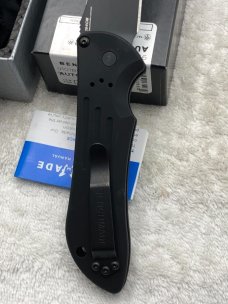 Benchmade 9101BK Auto Stryker Push Button Automatic Knife NIB Made In USA Discontinued