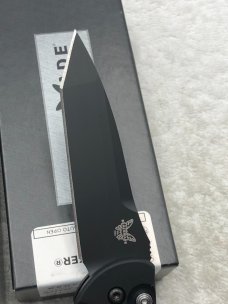 Benchmade 9101BK Auto Stryker Push Button Automatic Knife NIB Made In USA Discontinued