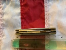 Bulldog Brand Hefty Gunstock Razor Knife w/ Brilliant Mother of Pearl Handles -NOS & Minty