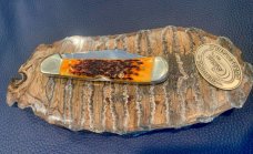 Case XX USA 1998 Dark Orange Bone 61549L 