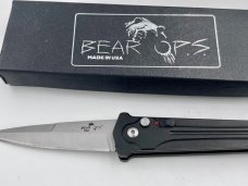 4-1/2″ Auto Bold Action® III Stiletto Black Aircraft Aluminum Bead Blast Blade – AC-300-AIBK-S