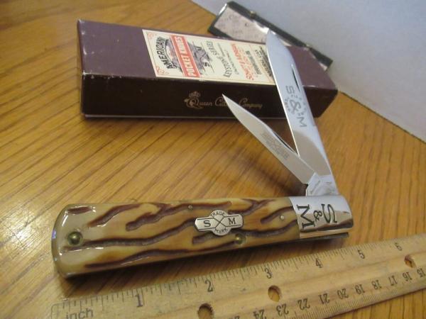Schatt & Morgan 2008 Worm Groove English Jack ATS-34 Steel Pattern # 042271 Schatt & Morgan 2008 Worm Groove English Jack ATS-34 Steel Pattern # 042271