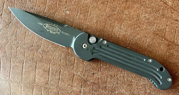 2002 Microtech UDT Switchblade Knife, Used 