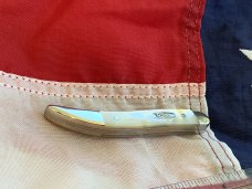 Case xx Tiny Trapper Pocket Knife (810096 SS) w/ Beautiful Mother of Pearl  Handles -NOS & A Beauty!