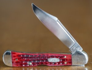 Case Copperlock Pocket Worn Red Bone 1997 / 61549L / Case #790