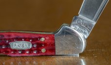 Case Copperlock Pocket Worn Red Bone 1997 / 61549L / Case #790