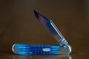 Case Copperlock 1997 / 61549L / Blue Jigged Bone / Long Tail C  / Case #2233