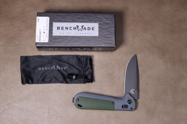 Benchmade Redoubt AXIS Lock Knife Green/Gray Grivory (3.6" Cerakote) 430BK Benchmade Redoubt AXIS Lock Knife Green/Gray Grivory (3.6" Cerakote) 430BK
