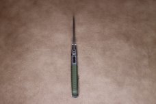Benchmade Redoubt AXIS Lock Knife Green/Gray Grivory (3.6" Cerakote) 430BK