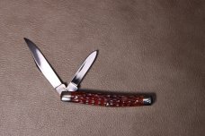 CASE XX 40-64 6244 RED BONE JACK KNIFE LOOKS NEW