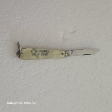RARE! VINTAGE TINY KNIFE/A 2" TINY HANDLE ON A 1.5" BLADE TO A FULLY OPEN 3.5"