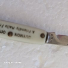 RARE! VINTAGE USA TINY KNIFE/A 1.5" TINY HANDLE ON A 1" BLADE TO A FULLY OPEN 2.5"