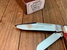 Schatt and Morgan Medium Stockman Keystone Series 17 2007 Crimson Red Bone