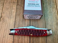 Schatt and Morgan Medium Stockman Keystone Series 17 2007 Crimson Red Bone