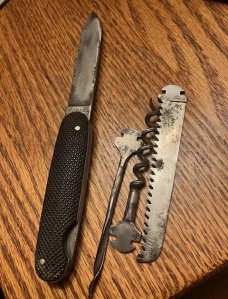 OLD KNIFE INTERCHANGABLE TOOL SET IN POUCH BONSA