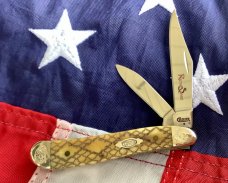 Case Peanut (MDL# 6220 SS) w/ Great "Rattle Snake" Handles -NOS 