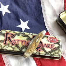 Case Peanut (MDL# 6220 SS) w/ Great "Rattle Snake" Handles -NOS 
