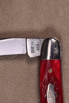 CASE XX MUSKRAT 1981 RED BONE ONE SEG. BLADE NO BOX 