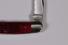 CASE XX MUSKRAT 1981 RED BONE ONE SEG. BLADE NO BOX 
