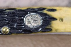 CASE XX 6347 SS BARN SHIELD OLIVE GREEN BONE STOCKMAN 2013