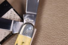 CASE XX 6347 SS BARN SHIELD OLIVE GREEN BONE STOCKMAN 2013
