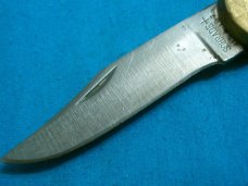 VINTAGE SCHRADE USA LB7 88319 BEAR PAW FOLDING HUNTER POCKET KNIFE KNIVES OLD SHEATH