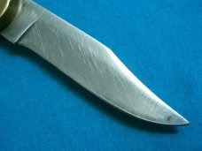 VINTAGE SCHRADE USA LB7 88319 BEAR PAW FOLDING HUNTER POCKET KNIFE KNIVES OLD SHEATH