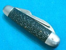 VINTAGE SABRE JAPAN 619 SCOUTS SCOUT CAMP CAMPING HUNTING SURVIVAL FOLDING POCKET KNIFE KNIVES OLD