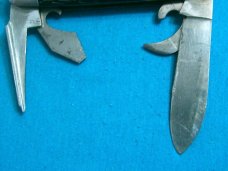 VINTAGE SABRE JAPAN 619 SCOUTS SCOUT CAMP CAMPING HUNTING SURVIVAL FOLDING POCKET KNIFE KNIVES OLD