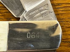 Parker-Edwards Ltd Ed 1987 "Noccalula Knife Collectors" 2-Blade Trapper Knife w/Smooth Bone Scales 