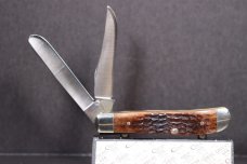 CASE XX 6207 SSP MINI TRAPPER BONE HANDLES 1990