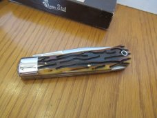 Schatt & Morgan 2004 Series XIII Mountain Man Worm Grooved Jigged Bone Pattern # 04113L