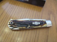 Schatt & Morgan 2004 Series XIII Mountain Man Worm Grooved Jigged Bone Pattern # 04113L