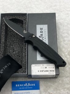 Benchmade 2551BK Mini Reflex II Push Button Automatic Knife New In Box Made In USA Discontinued 