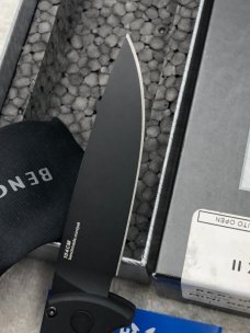 Benchmade 2551BK Mini Reflex II Push Button Automatic Knife New In Box Made In USA Discontinued 