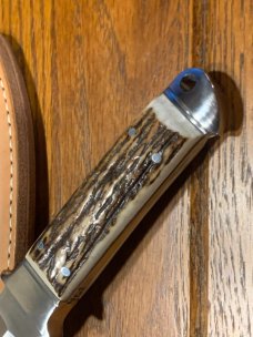 Dietmar Kressler Integral Stag Hunter Knife NOS, Rare collectible!